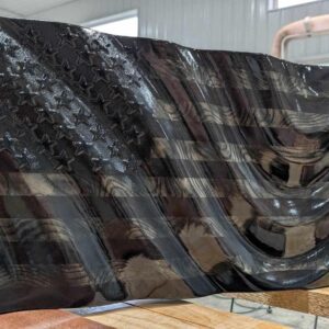 Fire Edition---walnut and Ash stained with expresso, stars painted black (Copy)